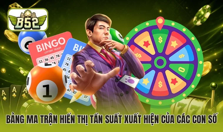 Bảng ma trận hiển thị tần suất xuất hiện của các con số
