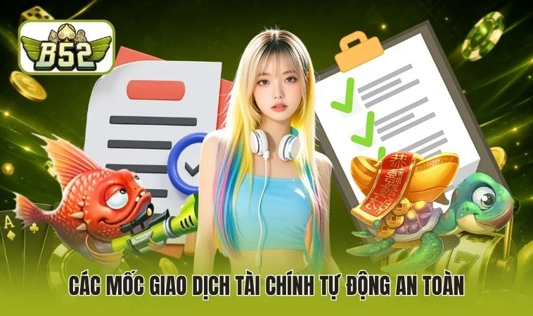 Các mốc giao dịch tài chính tự động an toàn