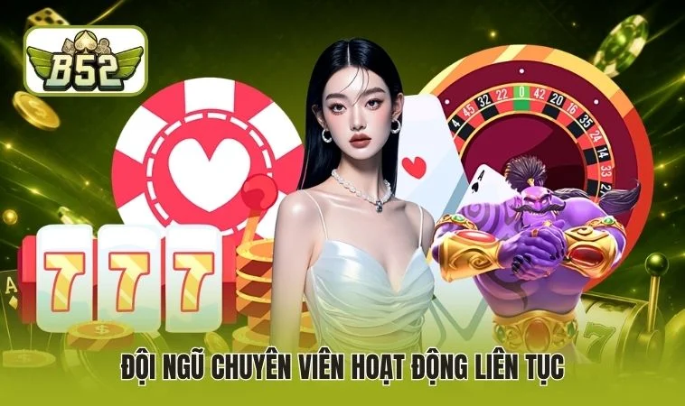 Đội ngũ chuyên viên hoạt động liên tục