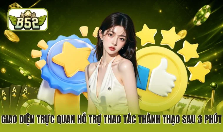 Giao diện trực quan hỗ trợ thao tác thành thạo sau 3 phút