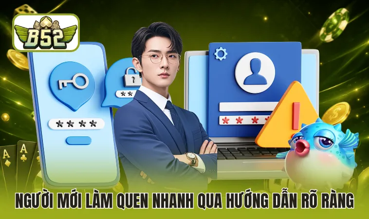 Người mới làm quen nhanh qua hướng dẫn rõ ràng