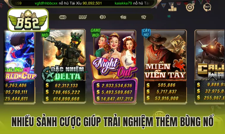 Home 17 Nhiều sảnh cược giúp trải nghiệm thêm bùng nổ