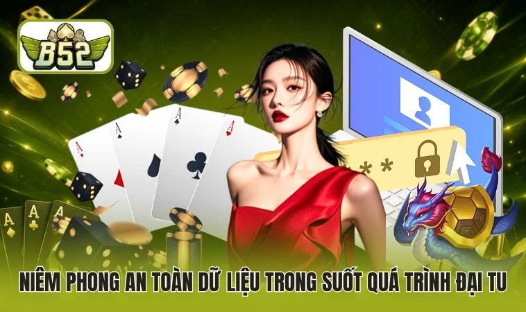 Niêm phong an toàn dữ liệu trong suốt quá trình đại tu