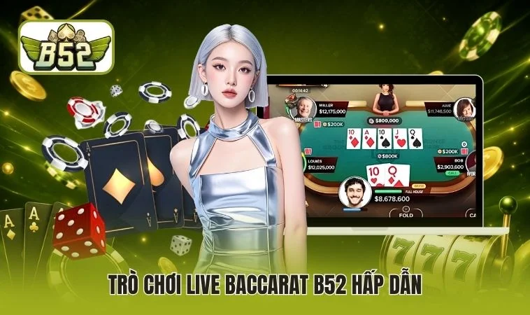Trò chơi Live Baccarat B52 hấp dẫn